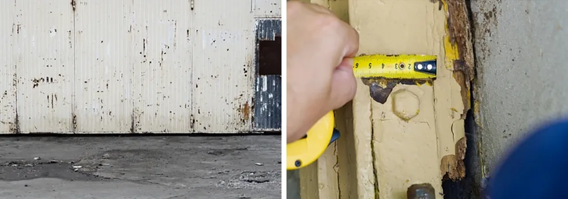 Lift Master Rusty Garage Doors in Kanata, Ontario